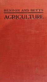 Agriculture; a text for the school and the farm_cover