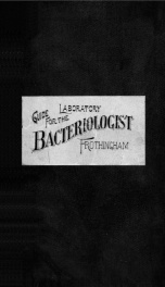 Laboratory guide for the bacteriologist .._cover