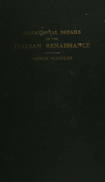 Ornamental details of the Italian renaissance_cover