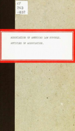 Articles of association adopted August 28, 1900. As amended and construed in subsequent annual meetings_cover