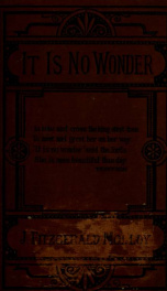 It is no wonder : a story of bohemian life 3_cover