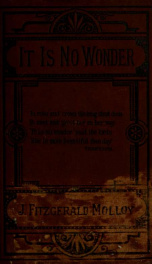 It is no wonder : a story of bohemian life 1_cover