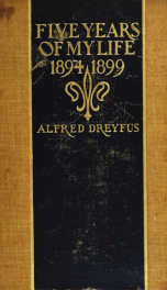 Five years of my life, 1894-1899_cover
