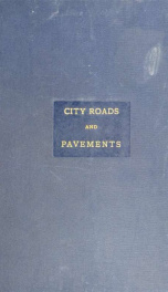 City roads and pavements suited to cities of moderate size_cover
