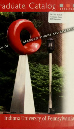 Graduate catalog 2006/2007_cover