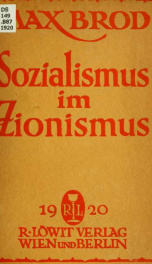 Sozialismus im zionismus_cover