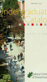 Undergraduate catalog 2005/2006_cover