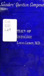 Essentials of histology_cover