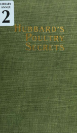 Hubbard's poultry secrets on mating, feeding and conditioning fancy poultry for the show room .._cover