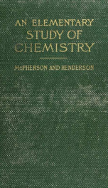 An elementary study of chemistry_cover