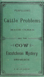 Cattle problems explained. Thirty original essays_cover