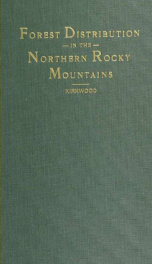 Forest distribution in the northern Rocky Mountains_cover