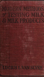 Modern methods of testing milk and milk products_cover