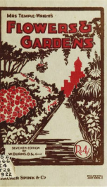 Mrs. Temple-Wright's Flowers and gardens in India_cover