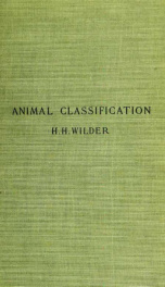 A synopsis of animal classification_cover