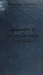 Relativity and the electron theory_cover
