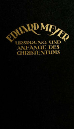 Ursprung und Anfänge des Christentums Bd.3_cover