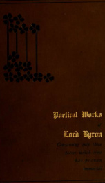 Poetical works of Lord Byron;_cover