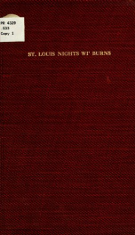 St. Louis nights wi' Burns; Burns and religion_cover