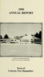 Conway, New Hampshire annual report 1995_cover