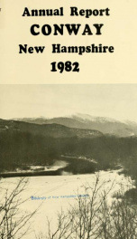 Conway, New Hampshire annual report 1982_cover