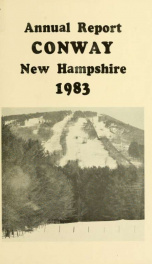 Conway, New Hampshire annual report 1983_cover