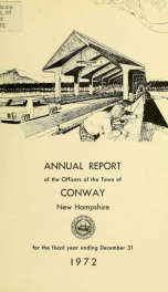 Conway, New Hampshire annual report 1972_cover