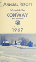 Conway, New Hampshire annual report 1967_cover