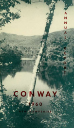 Conway, New Hampshire annual report 1960_cover