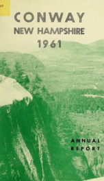 Conway, New Hampshire annual report 1961_cover