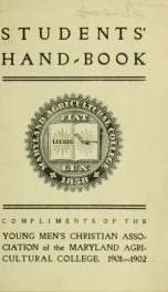 The students’ handbook 1901/1902_cover