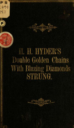 The double golden chains with blazing diamonds strung_cover
