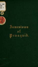 Jamestown of Pemaquid: a poem_cover