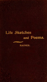 Life sketches and poems_cover