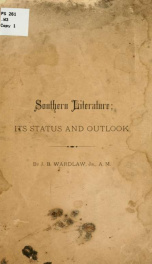 Southern literature--its statut and outlook_cover