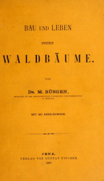 Bau und leben unserer waldbäume_cover