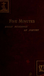 Five minutes dialy readings of poetry_cover