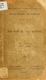 The war of the theatres_cover