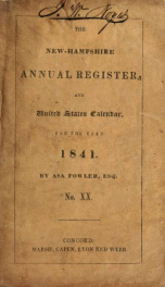 The New-Hampshire annual register, and United States calendar yr.1841_cover