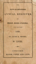 The New-Hampshire annual register, and United States calendar yr.1839_cover