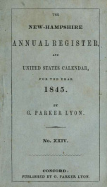 The New-Hampshire annual register, and United States calendar yr.1845_cover