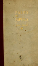 Palms of papyrus; being forthright studies of men and books;_cover
