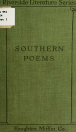 Southern poems;_cover