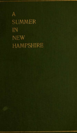 A summer in New Hampshire; out-of-door songs for all who love the granite state;_cover