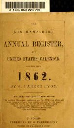 The New-Hampshire annual register, and United States calendar yr.1862_cover
