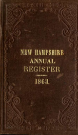 The New-Hampshire annual register, and United States calendar yr.1863_cover
