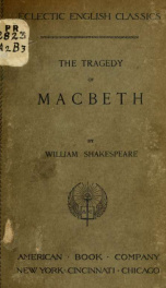 The tragedy of MacBeth_cover