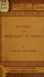 The comedy of the Merchant of Venice_cover