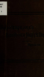 Shakespeare's A midsummer-night's dream_cover