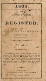 The New-Hampshire annual register, and United States calendar yr.1834_cover